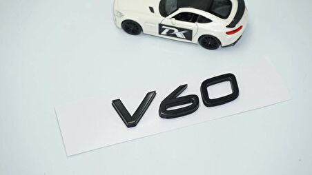 DK Tuning V60 Siyah ABS 3M 3D Bagaj Yazı Logo Volvo İle Uyumlu