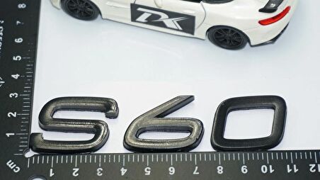 DK Tuning S60 Siyah ABS 3M 3D Bagaj Yazı Logo Volvo İle Uyumlu