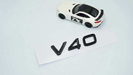 DK Tuning V40 Siyah ABS 3M 3D Bagaj Yazı Logo Volvo İle Uyumlu