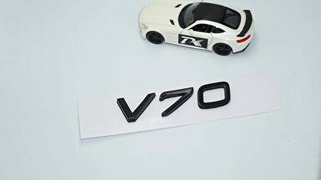 DK Tuning V70 Siyah ABS 3M 3D Bagaj Yazı Logo Volvo İle Uyumlu