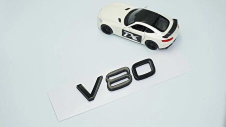 DK Tuning V80 Siyah ABS 3M 3D Bagaj Yazı Logo Volvo İle Uyumlu