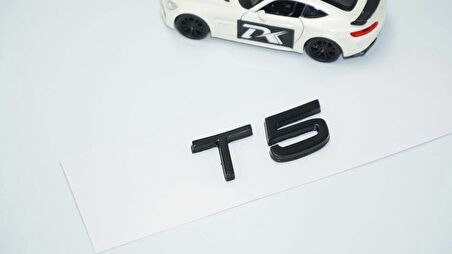 DK Tuning T5 Siyah ABS 3M 3D Bagaj Yazı Logo Volvo İle Uyumlu