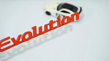 DK Tuning Mitsubishi Lancer Evolution Evo8 CT9A Kırmızı Bagaj Yazı Logo