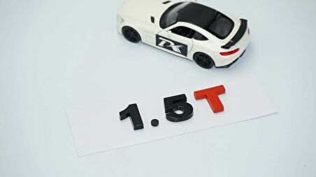 DK Tuning 1.5T Bagaj Siyah Kırmızı Yazı Logo Volkswagen İle Uyumlu