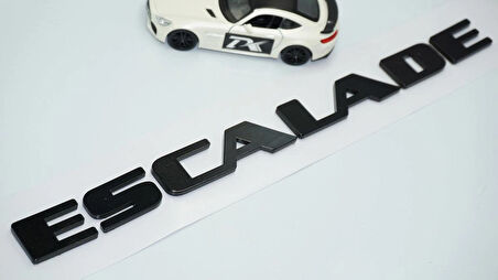 DK Tuning Escalade Bagaj Siyah Yazı Logo Cadillac İle Uyumlu