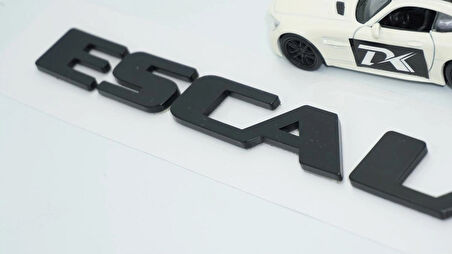 DK Tuning Escalade Bagaj Siyah Yazı Logo Cadillac İle Uyumlu