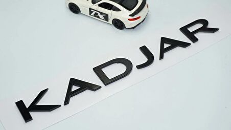 DK Tuning Kadjar Siyah ABS 3M Bagaj Yazı Logo Renault İle Uyumlu