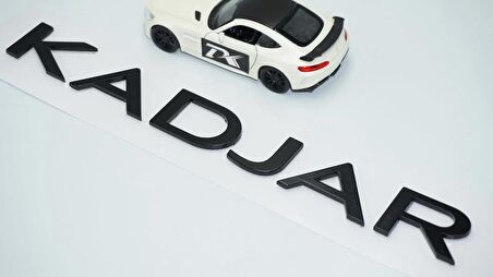 DK Tuning Kadjar Siyah ABS 3M Bagaj Yazı Logo Renault İle Uyumlu
