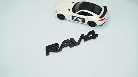 DK Tuning Toyota Rav4 Siyah ABS 3M 3D Bagaj Yazı Logo Arma