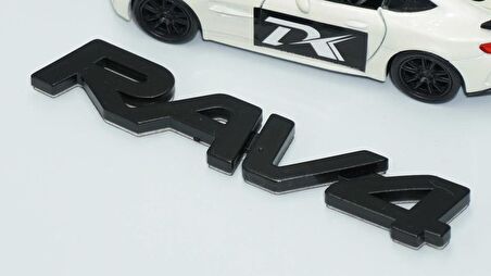 DK Tuning Toyota Rav4 Siyah ABS 3M 3D Bagaj Yazı Logo Arma