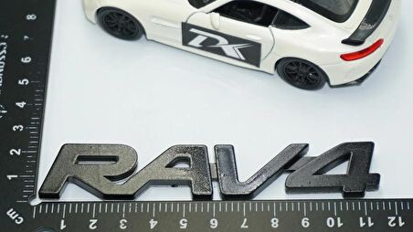 DK Tuning Toyota Rav4 Siyah ABS 3M 3D Bagaj Yazı Logo Arma