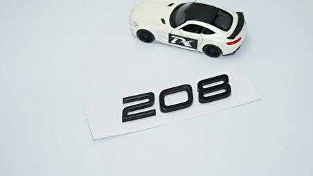 DK Tuning Peugeot 208 Ön Kaput 2022+ Parlak Siyah ABS Logo Amblem