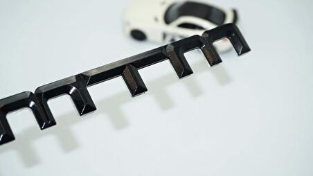 DK Tuning MTM Bagaj Siyah ABS 3M 3D Logo Amblem Audi İle Uyumlu