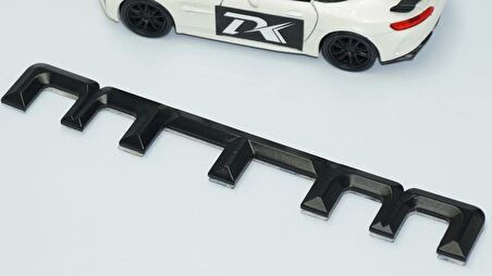 DK Tuning MTM Bagaj Siyah ABS 3M 3D Logo Amblem Audi İle Uyumlu