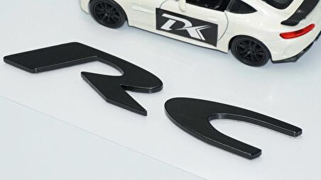 DK Tuning RC Bagaj Siyah ABS Logo Amblem Peugeot İle Uyumlu