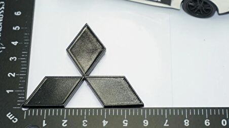 DK Tuning Bagaj Siyah ABS 3M 3D Yazı Logo Mitsubishi İle Uyumlu