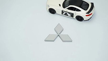 DK Tuning Bagaj Gri ABS 3M 3D Yazı Logo Mitsubishi İle Uyumlu