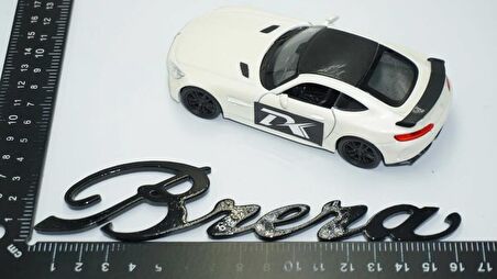 DK Tuning Alfa Romeo Brera Siyah ABS 3M 3D Bagaj Yazı Logo Arma