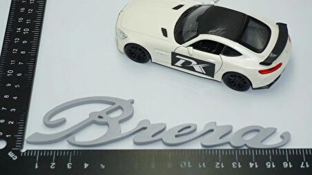 DK Tuning Alfa Romeo Brera Gri ABS 3M 3D Bagaj Yazı Logo Arma