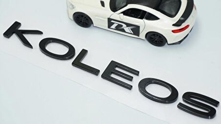 DK Tuning Koleos Siyah ABS 3M Bagaj Yazı Logo Renault İle Uyumlu