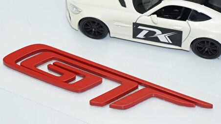 DK Tuning GT Mustang Shelby Kırmızı ABS Logo Arma