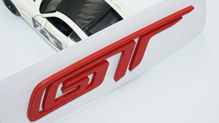 DK Tuning GT Mustang Shelby Kırmızı ABS Logo Arma