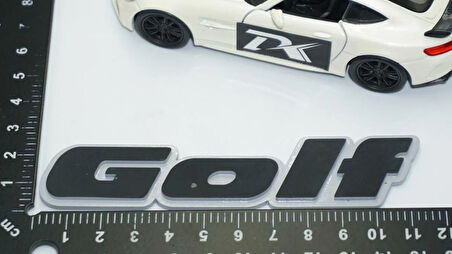 DK Tuning Golf MK2 MK3 Bagaj Gri Siyah Yazı Logo Volkswagen İle Uyumlu