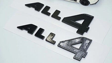 DK Tuning ALL4 Siyah Kapı Yazı Logo 2 Li Set Mini Cooper İle Uyumlu