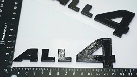 DK Tuning ALL4 Siyah Kapı Yazı Logo 2 Li Set Mini Cooper İle Uyumlu