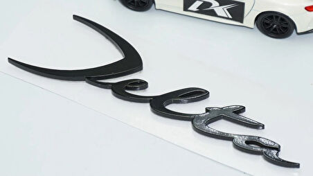 DK Tuning Delta Bagaj Siyah Yazı Logo Lancia İle Uyumlu