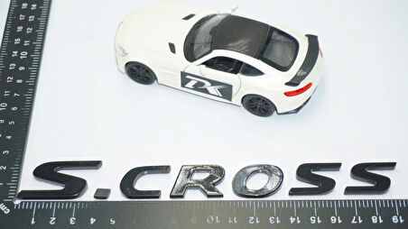 DK Tuning S-Cross Bagaj Siyah Yazı Logo Suzuki İle Uyumlu