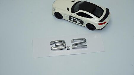 DK Tuning Audi 3.2 A3 A4 A6 A5 A7 A8 Bagaj Krom ABS 3M 3D Yazı Logo