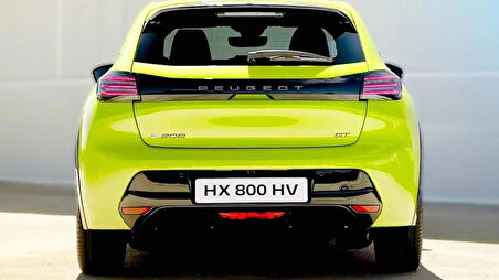 DK Tuning Peugeot Yeni 208 Bagaj 3M 3D Koyu Gri ABS Yazı Logo