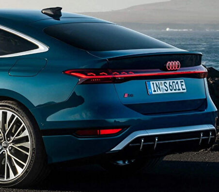 DK Tuning S6 2025+ Bagaj Kırmızı Siyah 3M Yazı Logo Audi İle Uyumlu