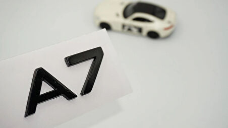 DK Tuning A7 2025+ Bagaj Siyah 3M Yazı Logo Audi İle Uyumlu