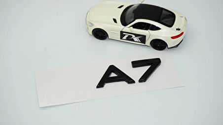 DK Tuning A7 2025+ Bagaj Siyah 3M Yazı Logo Audi İle Uyumlu