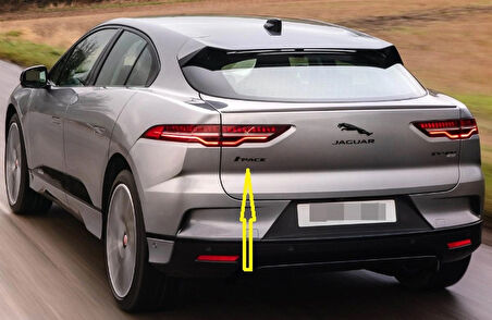 DK Tuning I-Pace 3M Siyah ABS Bagaj Yazı Logo Jaguar İle Uyumlu