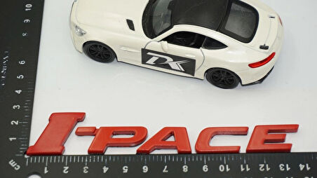 DK Tuning I-Pace 3M Kırmızı ABS Bagaj Yazı Logo Jaguar İle Uyumlu