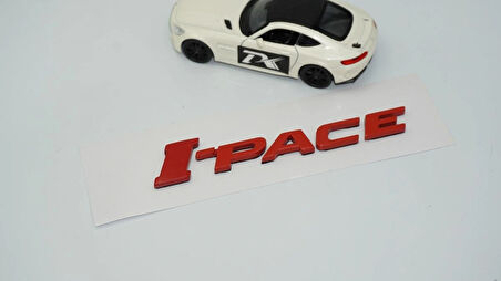 DK Tuning I-Pace 3M Kırmızı ABS Bagaj Yazı Logo Jaguar İle Uyumlu