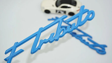 DK Tuning Maserati F Tributo Çamurluk Mav, ABS Yazı Logo Amblem Seti