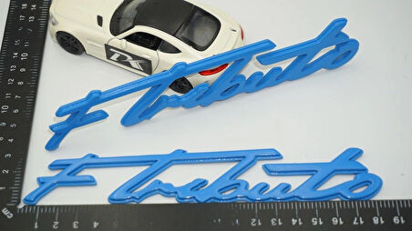 DK Tuning Maserati F Tributo Çamurluk Mav, ABS Yazı Logo Amblem Seti