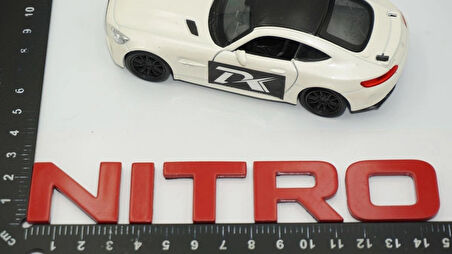 DK Tuning Dodge Nitro Bagaj Kırmızı ABS Yazı Logo Amblem