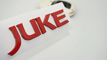 DK Tuning juke Kırmızı ABS 3M Bagaj Yazı Logo Nissan İle Uyumlu