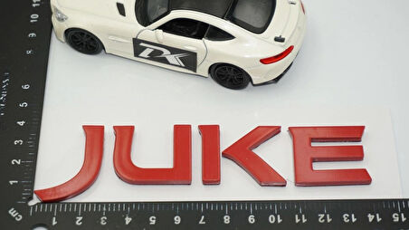 DK Tuning juke Kırmızı ABS 3M Bagaj Yazı Logo Nissan İle Uyumlu