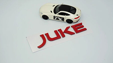 DK Tuning juke Kırmızı ABS 3M Bagaj Yazı Logo Nissan İle Uyumlu