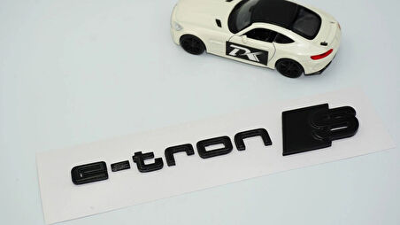 DK Tuning e-tron S Bagaj Siyah Yazı Logo Audi İle Uyumlu