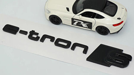 DK Tuning e-tron S Bagaj Siyah Yazı Logo Audi İle Uyumlu