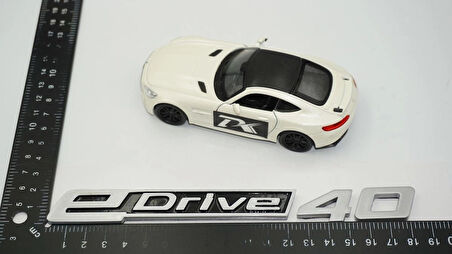 DK Tuning eDrive 40 Bagaj Gri Siyah Yeni Nesil Yazı Logo Bmw İle Uyumlu