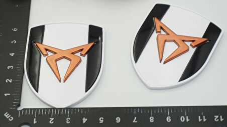 DK Tuning Seat Cupra Logo Kelebek Cam Çamurluk Yanı SB Amblem Arma Seti