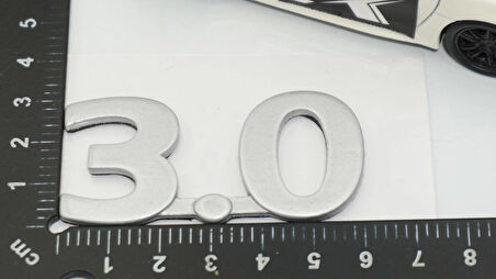 DK Tuning 3.0 Gri Bagaj Yazı Logo 2001 2010 Jaguar İle Uyumlu